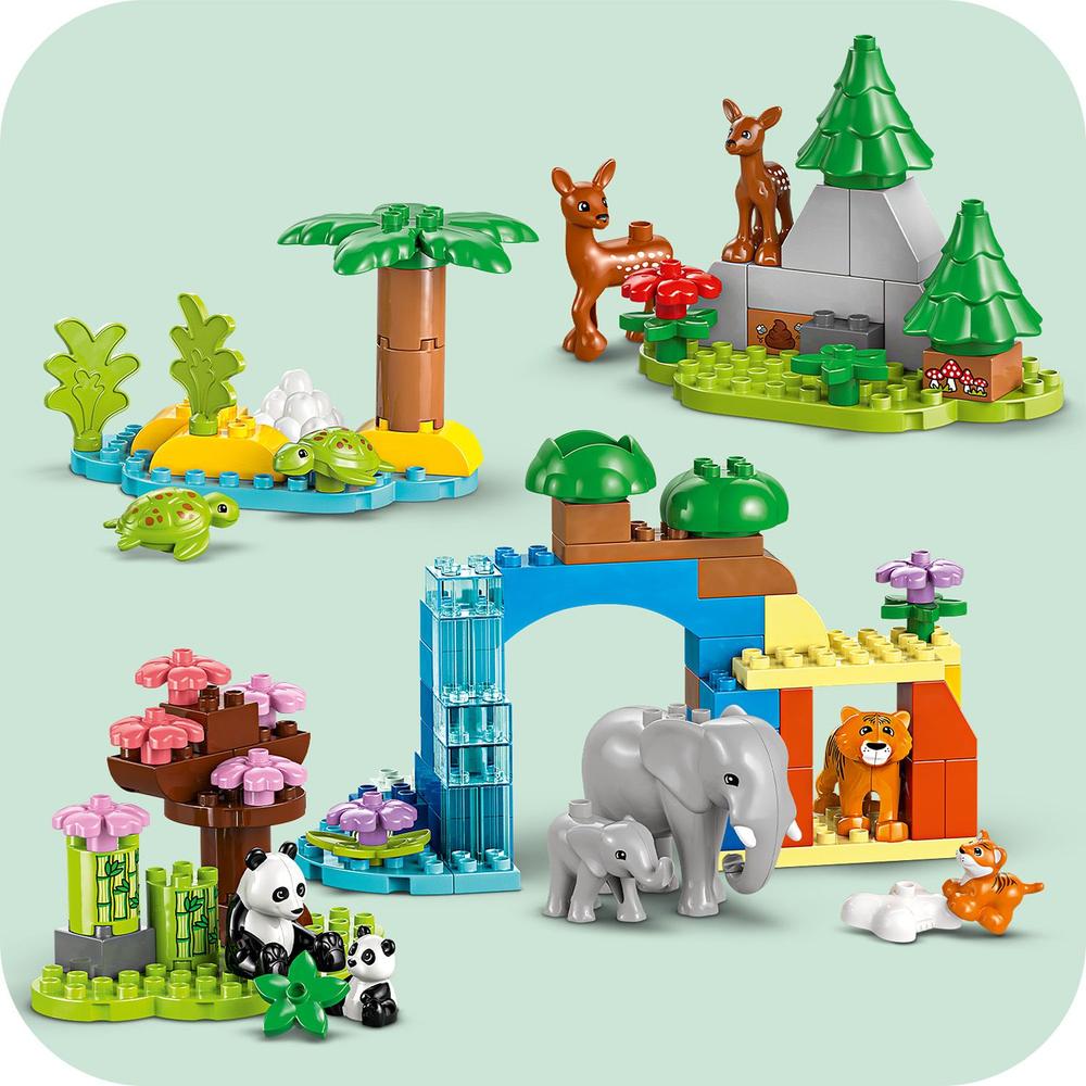 LEGO® DUPLO® 10446 Rodinky divokých zvířat 3 v 1