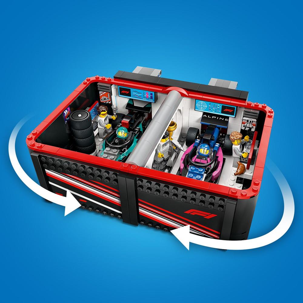 LEGO® City 60444 Garáž F1® a vozy Mercedes-AMG a Alpine