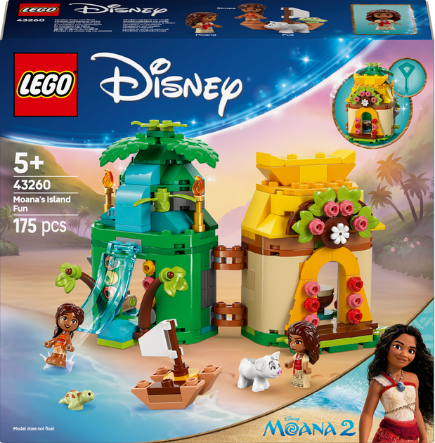 LEGO® │ Disney Princess 43260 Vaiana a zábava na ostrově