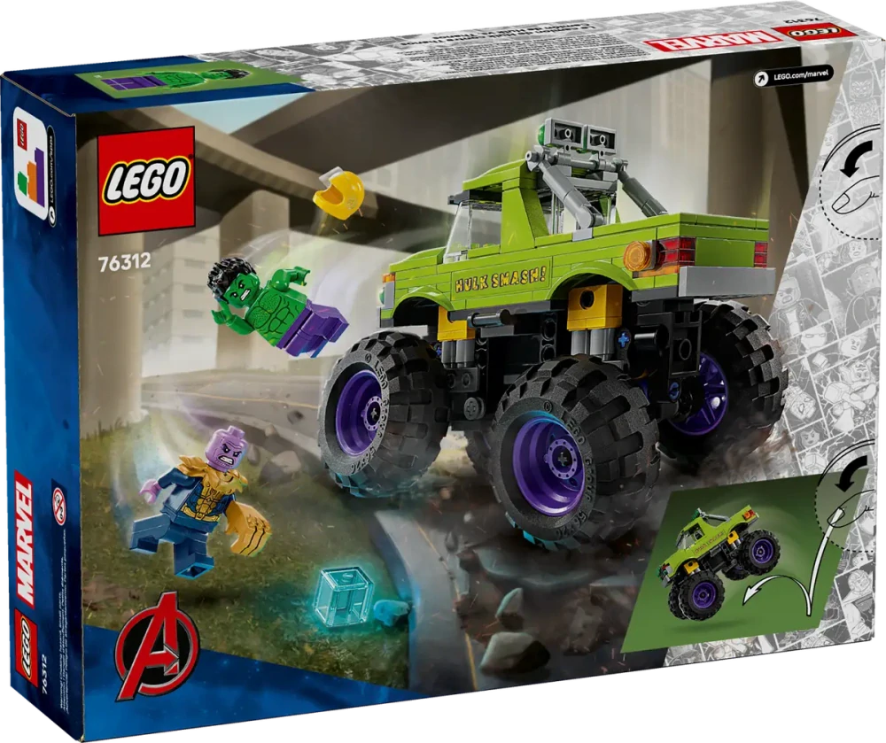 LEGO® Marvel 76312 Hulkův truck vs. Thanos