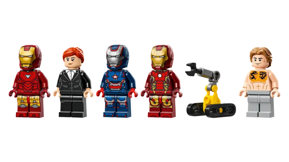 LEGO® Marvel 76315 Iron Man a jeho laboratoř: Síň brnění