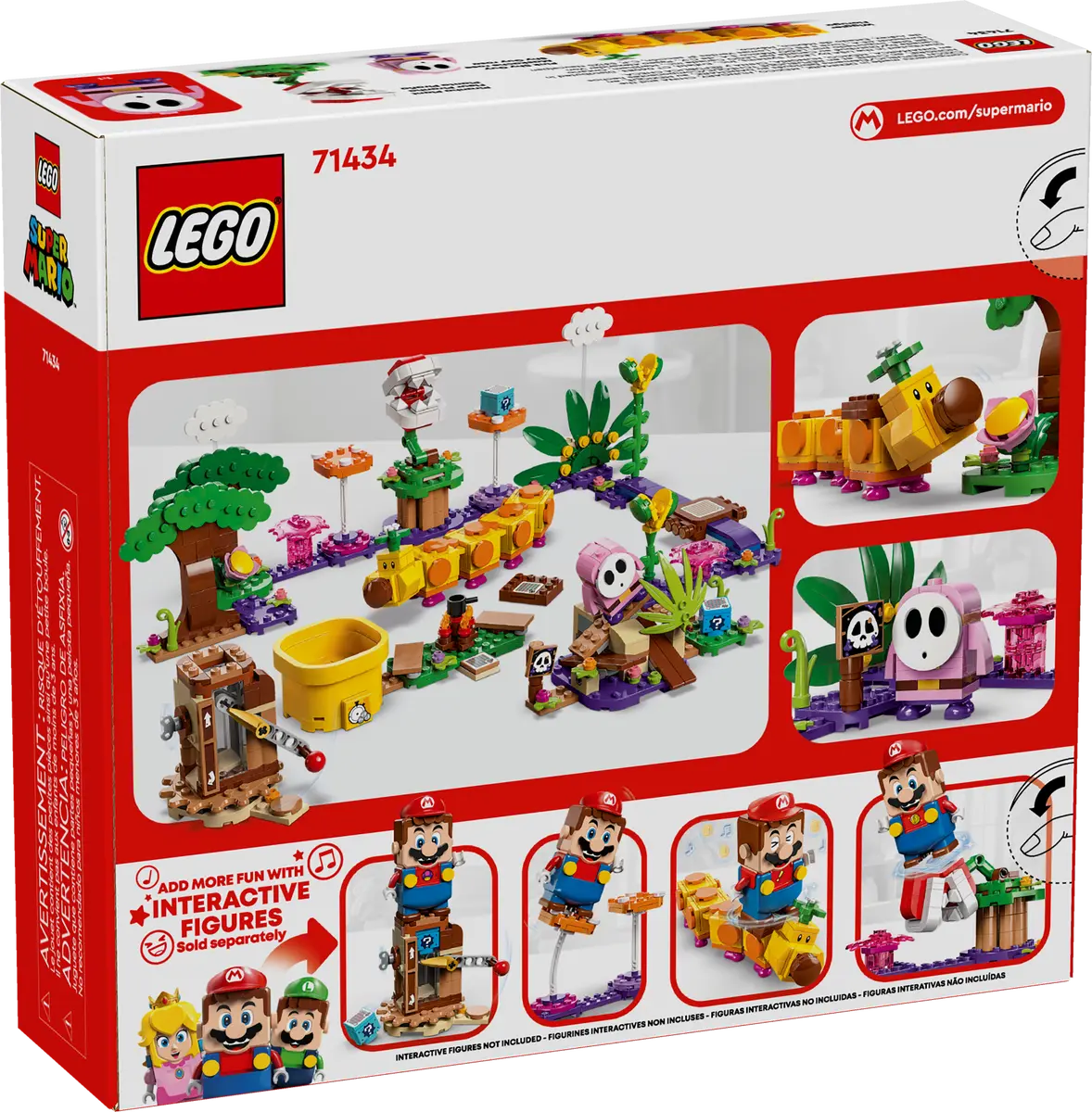 LEGO® Super Mario™ 71434 Tvořivá sada Soda Jungle