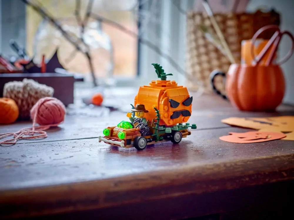 LEGO 40822 Pick-up s halloweenskými dýněmi