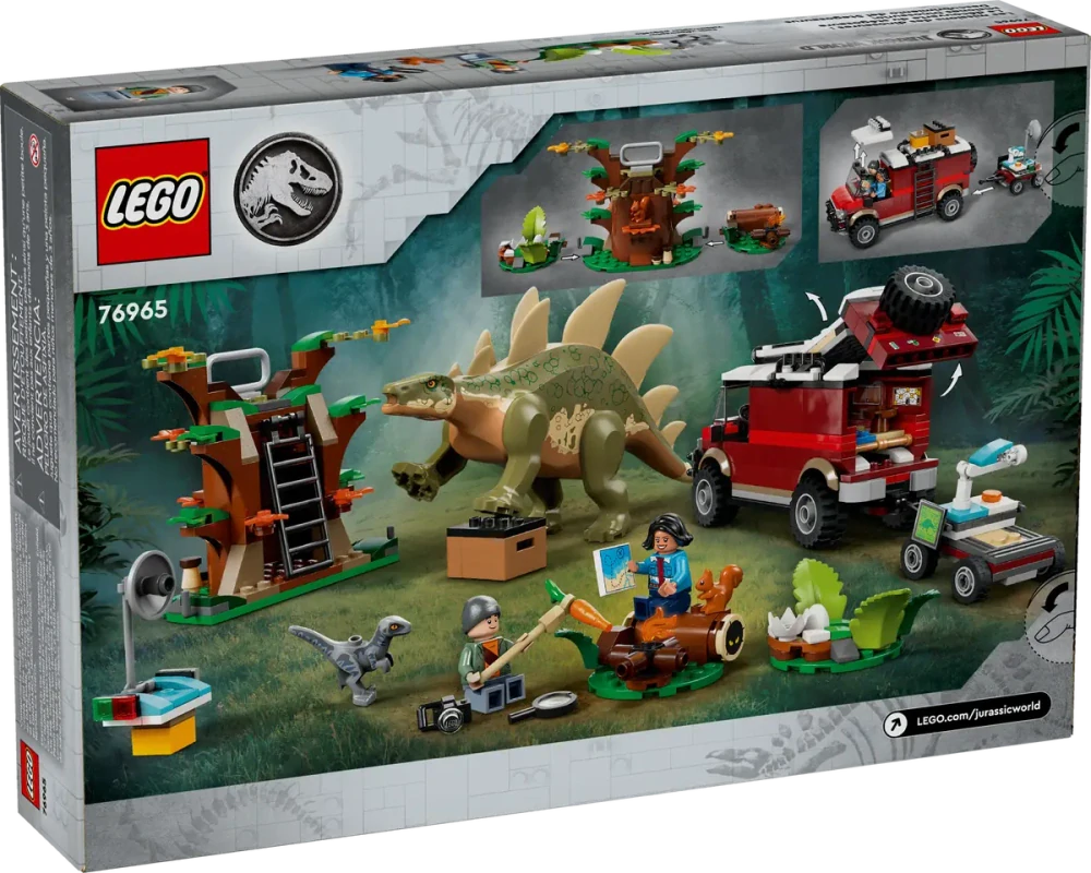LEGO® Jurassic World 76965 Dinosauří mise: Objev stegosaura