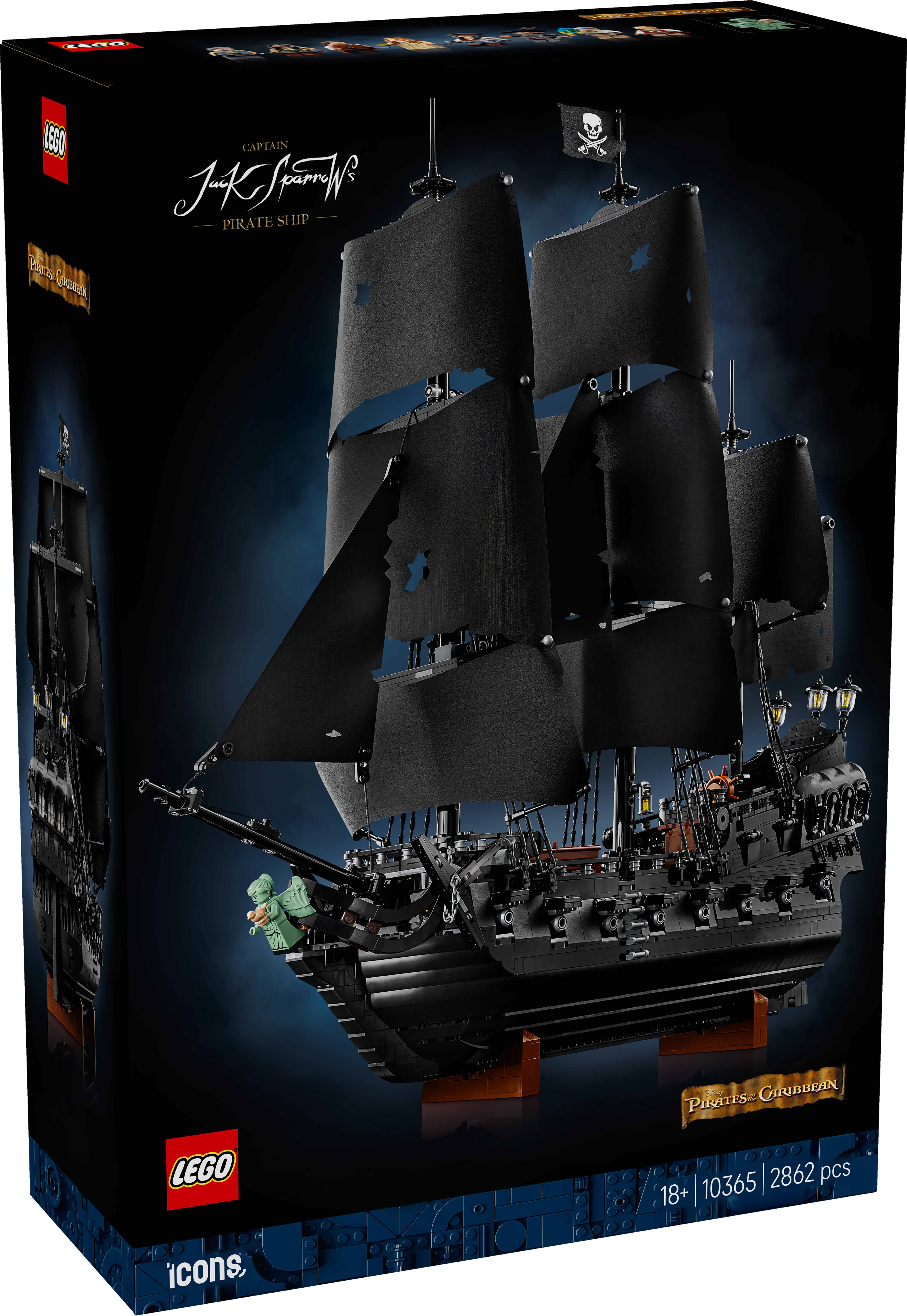 LEGO® Icons 10365 Pirátská loď kapitána Jacka Sparrowa