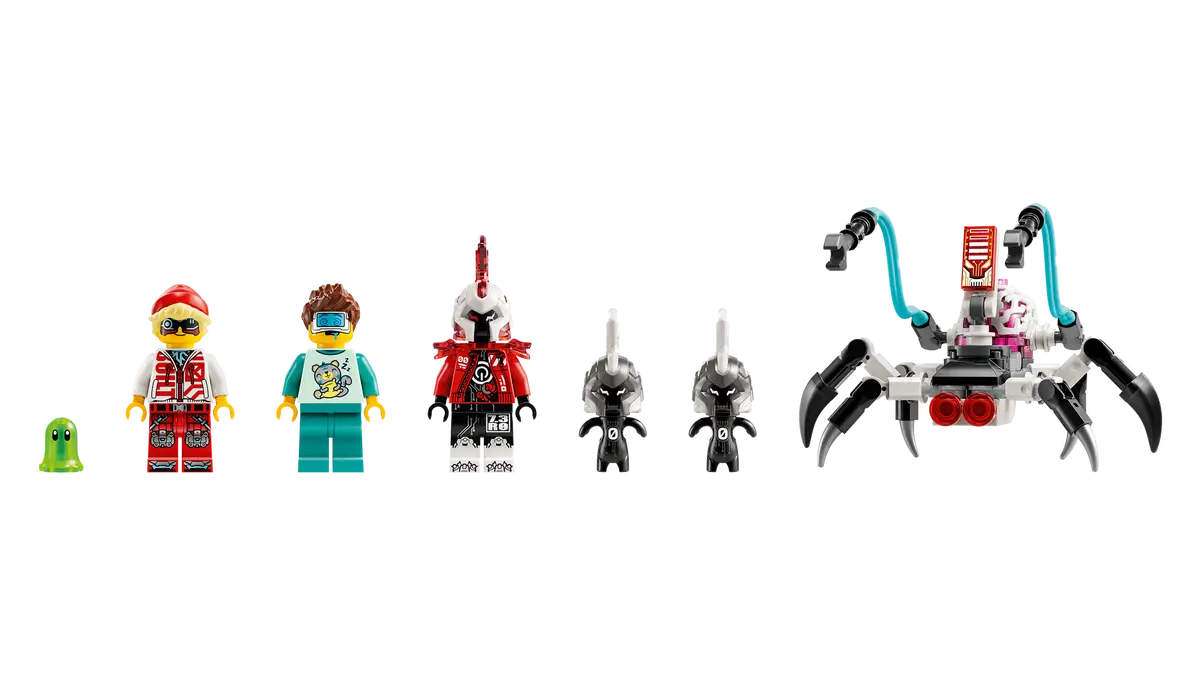 LEGO® DREAMZzz™ 71497 Cooperův tygří robot a Zerův hot rod