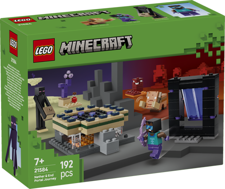 LEGO® Minecraft® 21584 Cesta portálem do Netheru a Endu