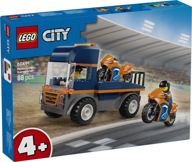 LEGO® City 60491 Kamion na přepravu motorek