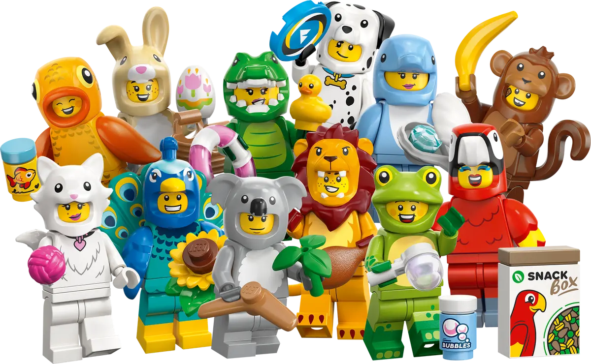 LEGO® Minifigurky 71051 28. série – zvířata - Originální box 24 ks minifigurek