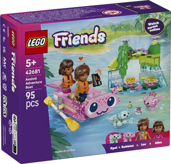 LEGO® Friends 42681 Dobrodružný člun s axolotly