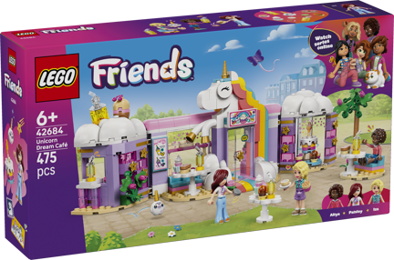 LEGO® Friends 42684 Snová kavárna s jednorožcem