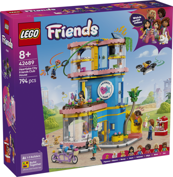 LEGO® Friends 42689 Klubovna pro kamarády v městečku Heartlake