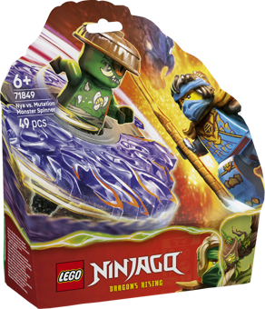 LEGO® NINJAGO® 71849 Nya vs. spinner zmutované příšery
