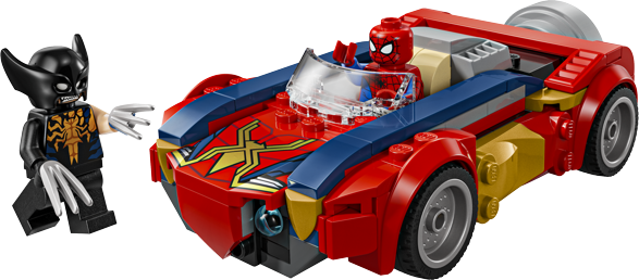 LEGO® | Marvel 76336 Spider-Man a auto vs. venomizovaný Wolverine