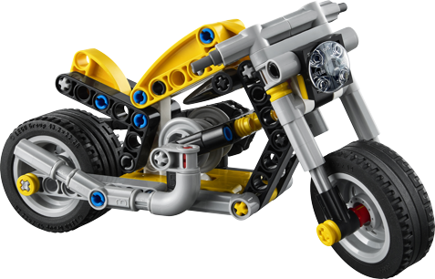 LEGO® Technic 42225 Žlutá motorka