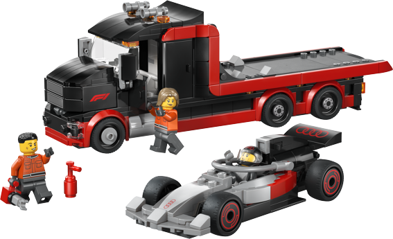 LEGO® City 60493 Výstavní náklaďák F1® se závodním autem Audi F1®