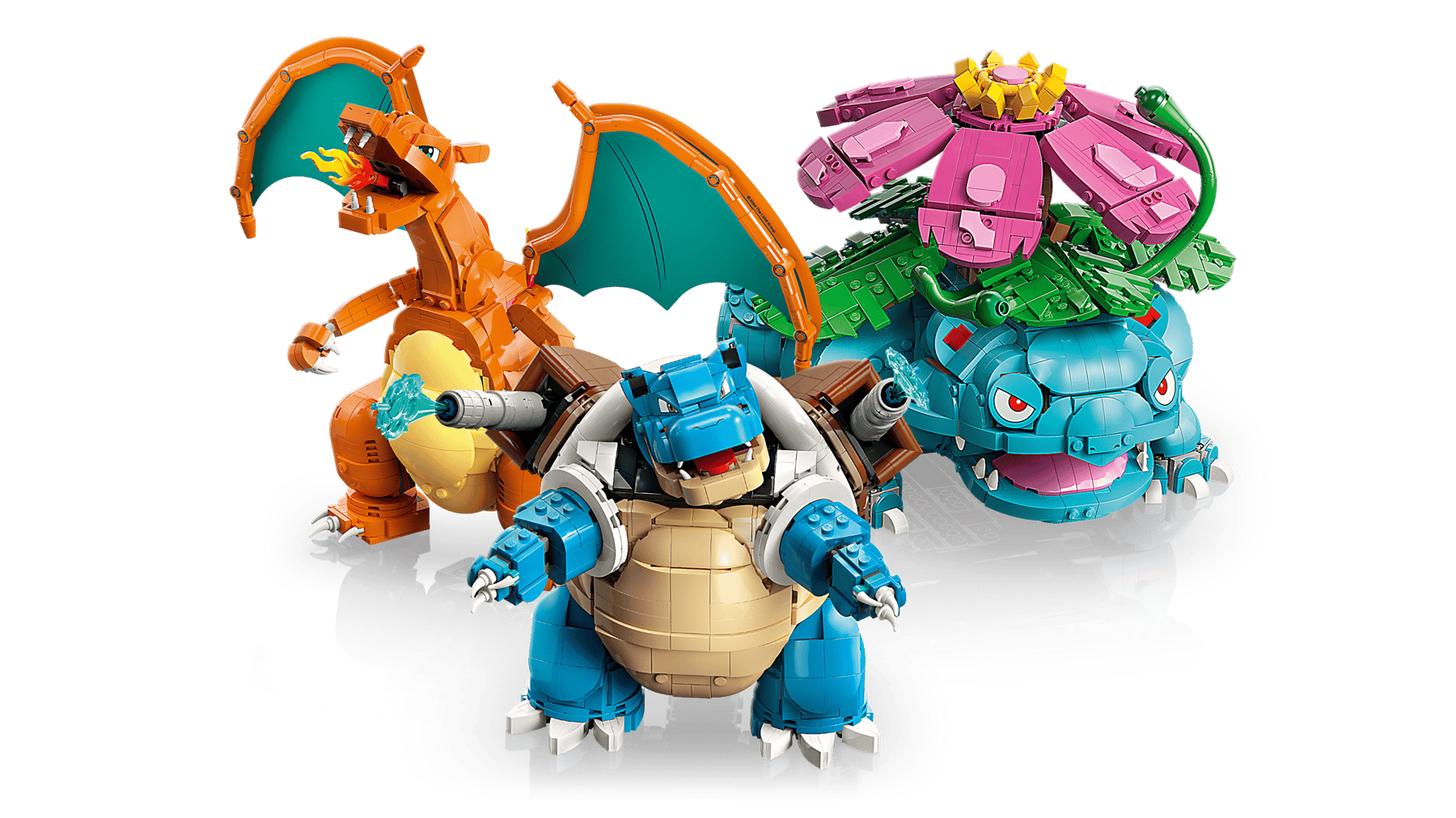 LEGO® Pokémon 72153 Venusaur, Charizard a Blastoise