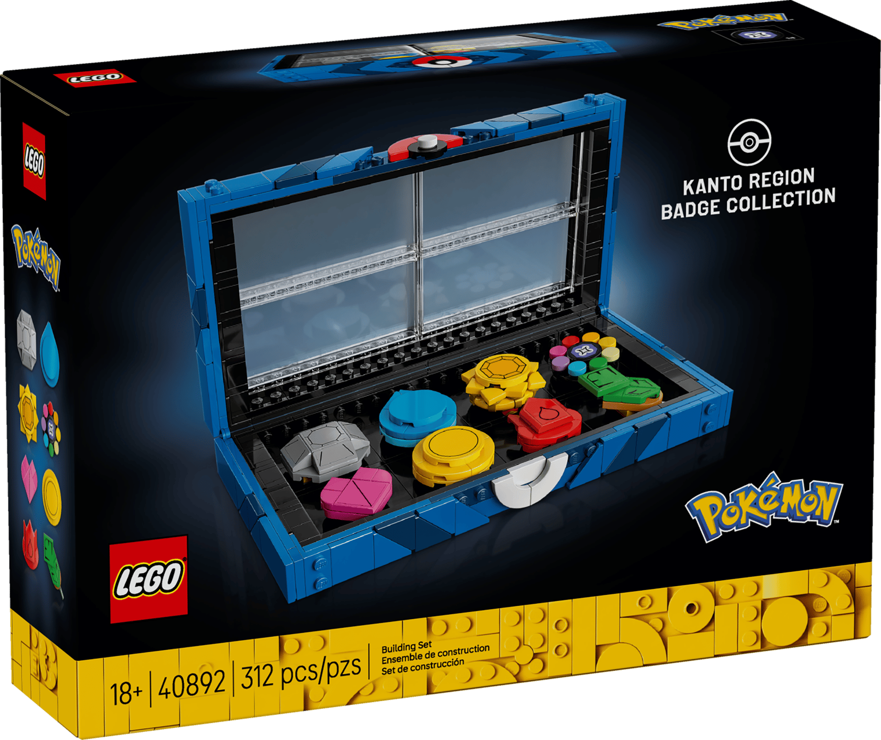 LEGO® Pokémon™ 40892 Sbírka odznaků oblasti Kanto