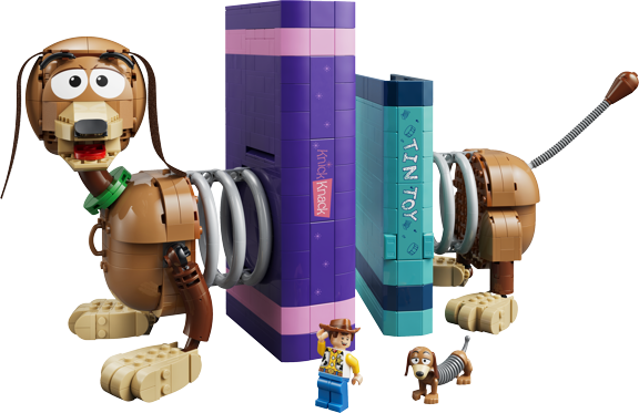 LEGO® Disney Pixar 43301 Knižní zarážky: Slinky z filmu Toy Story