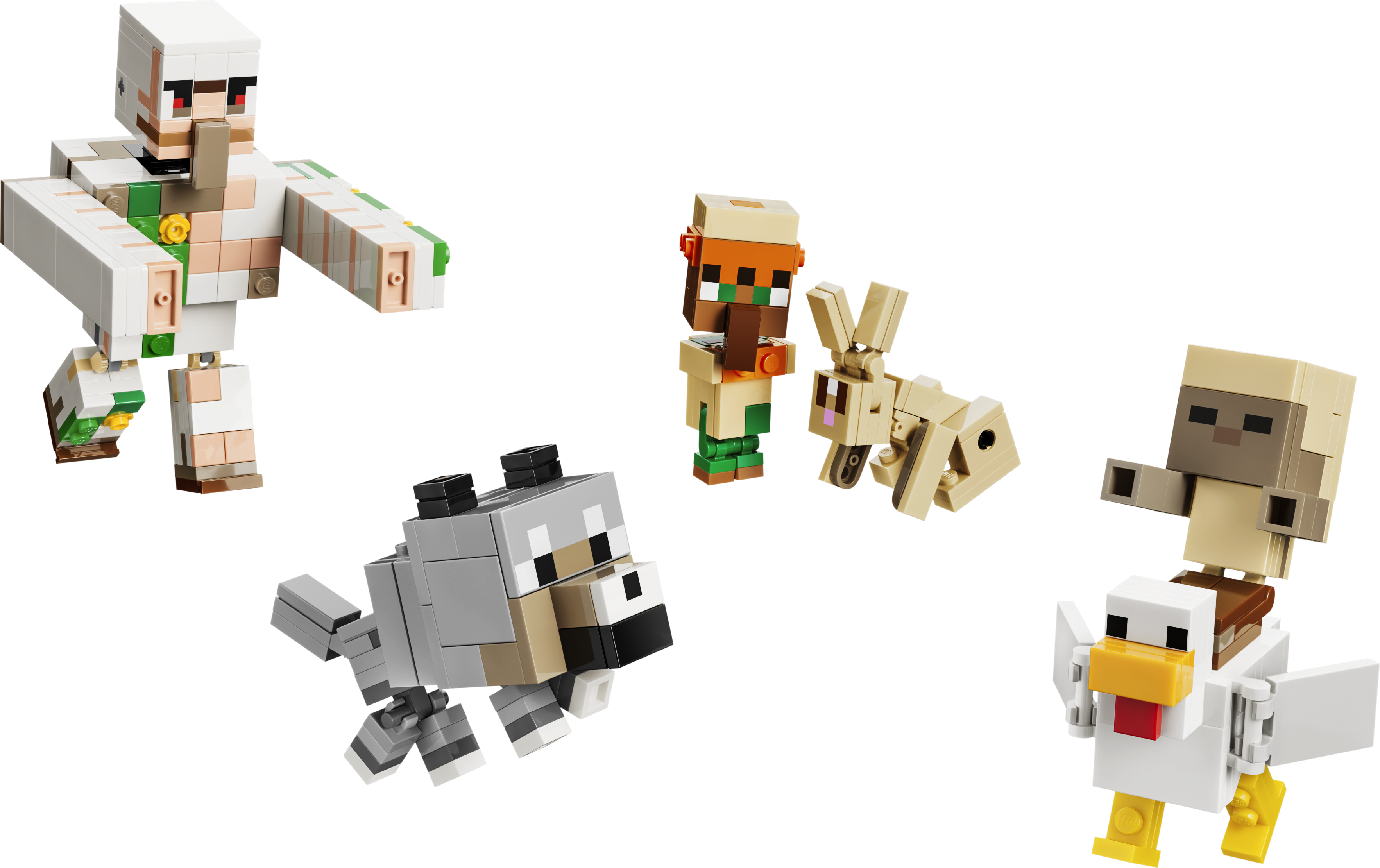 LEGO® Minecraft 21592 Kuřecí žokej a útok v poušti