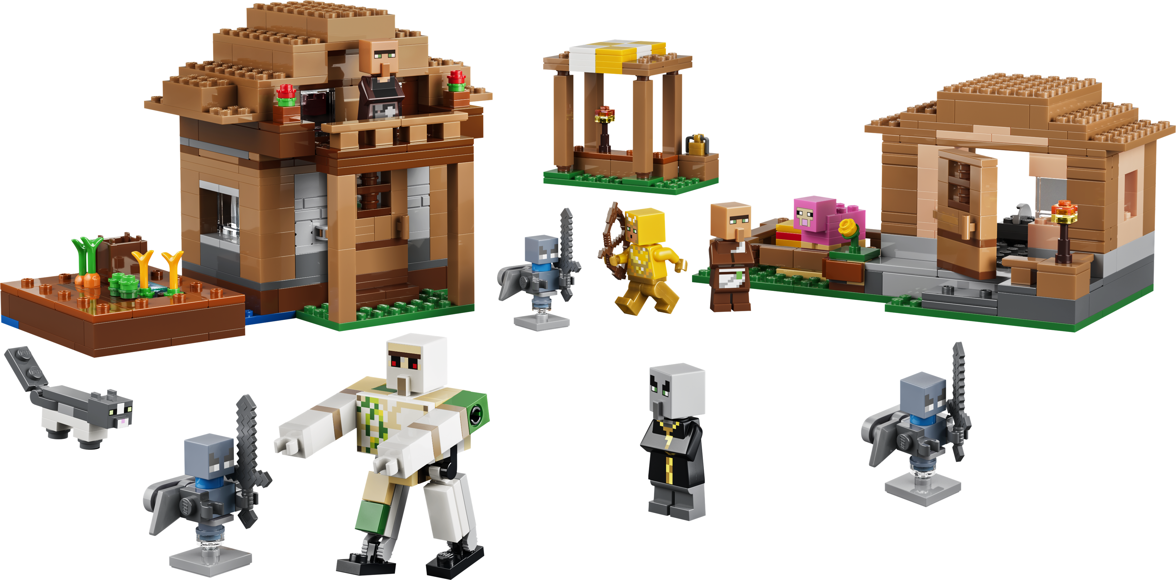 LEGO® Minecraft 21596 Útok Mága na vesnici