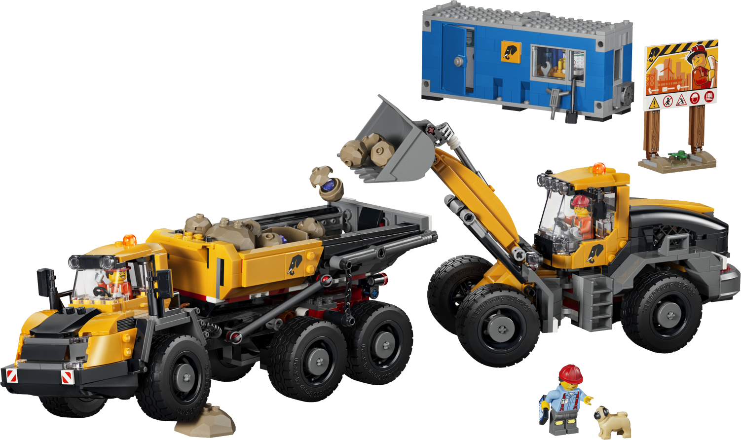 LEGO® City 60494 Sklápěč a čelní nakladač