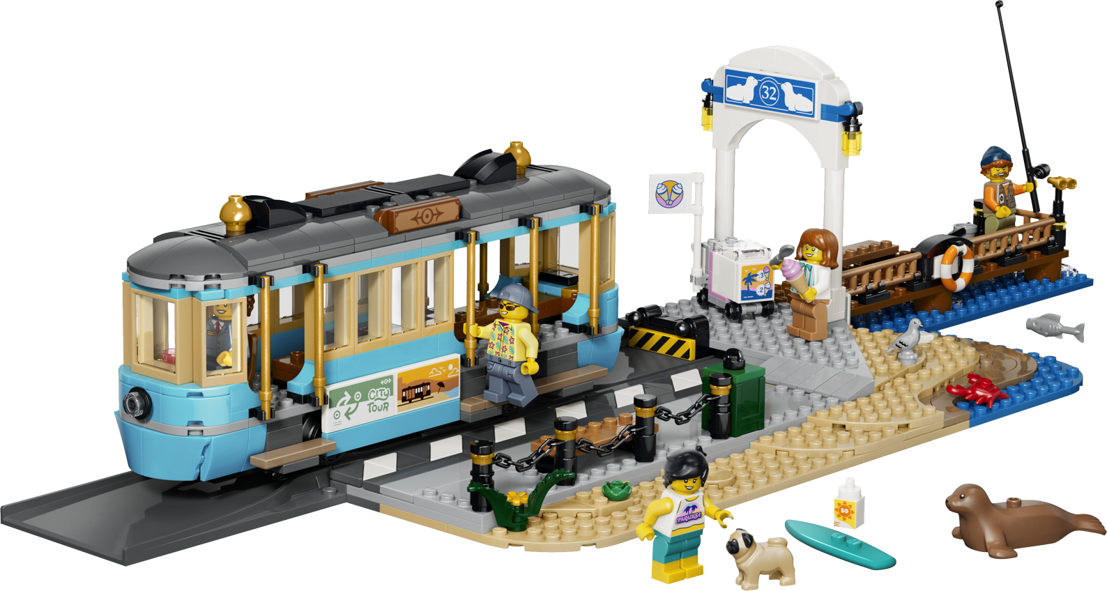 LEGO® City 60506 Historická plážová tramvaj