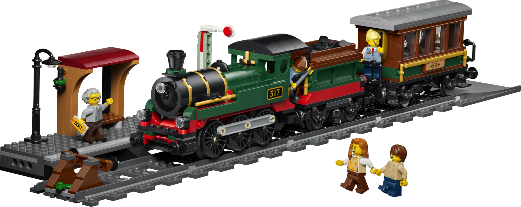 LEGO® City 60511 Vintage parní vlak