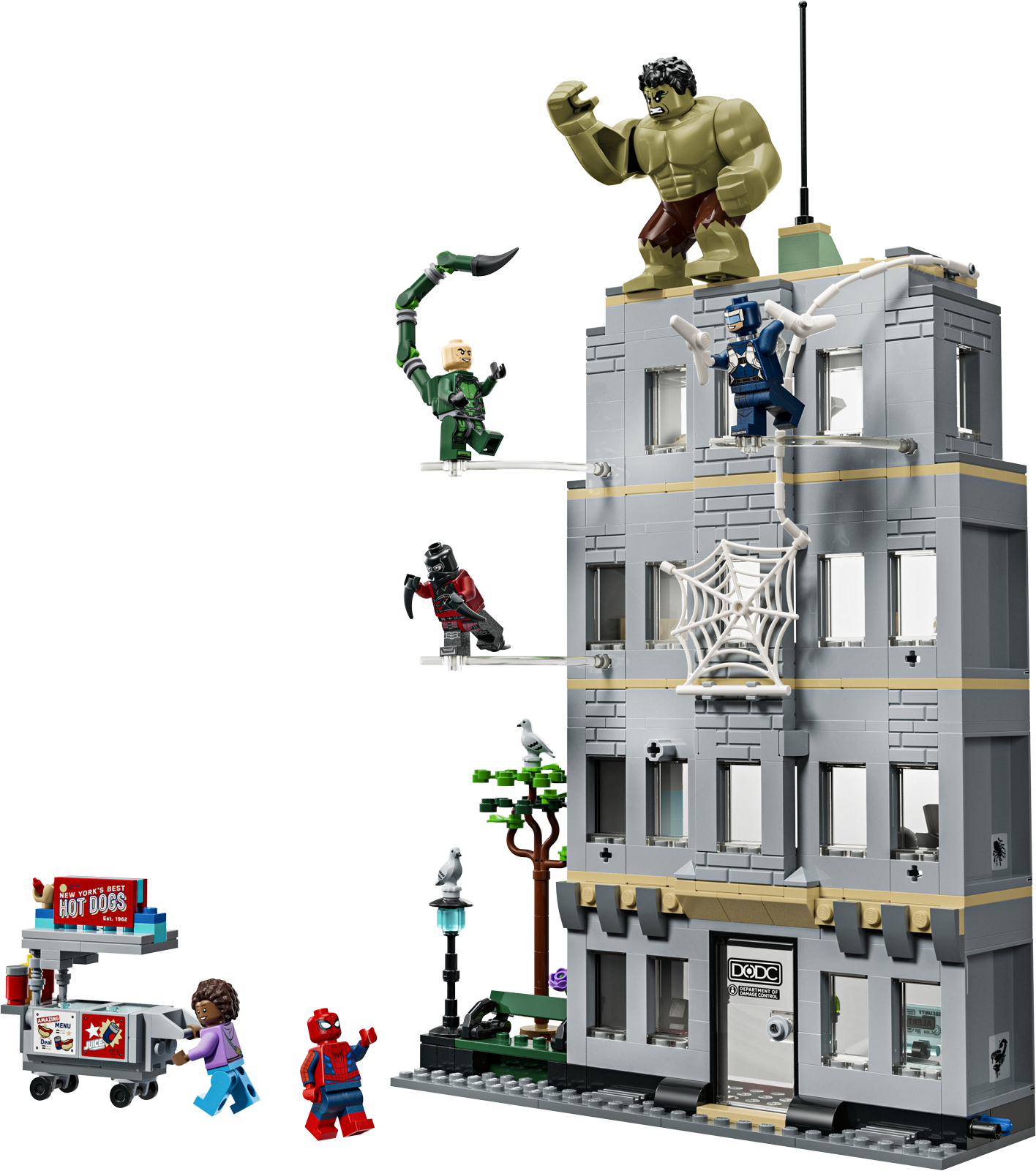 LEGO® SUPER HEROES 76350 Epické střetnutí: Spider-Man vs. Hulk