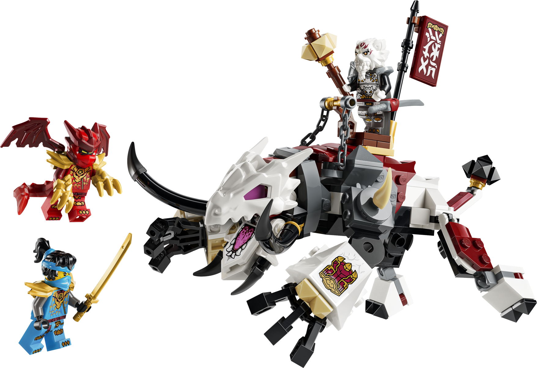 LEGO® NINJAGO 71863 Zilvar a dračí bestie Grimtak