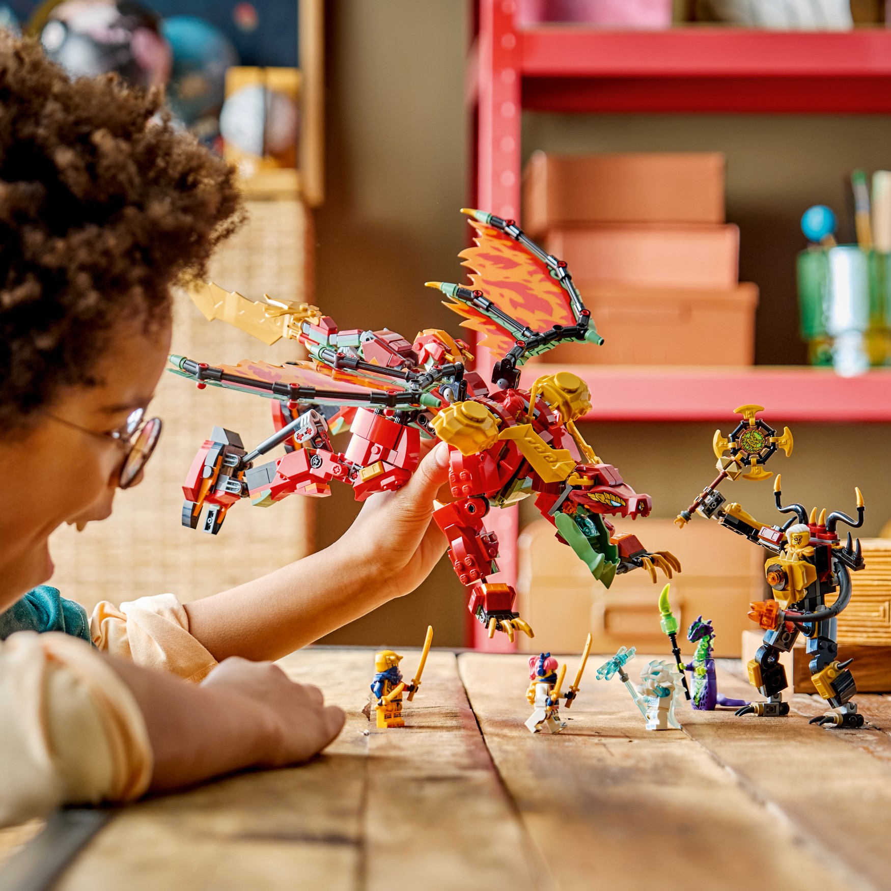 LEGO® NINJAGO 71868 Wyldfyre a transformační dračí oblek