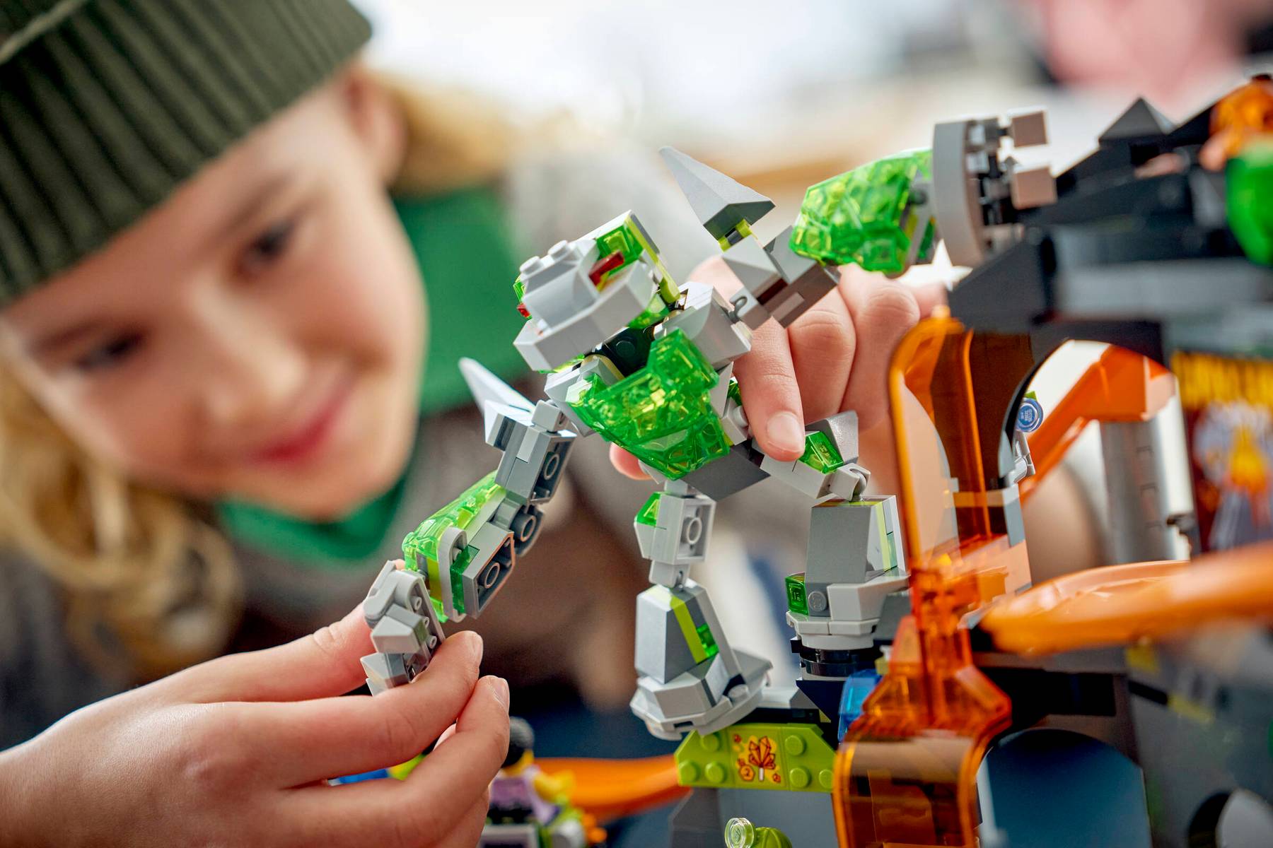 LEGO® 60501 CITY Zábavní park Lava Land s horskou dráhou