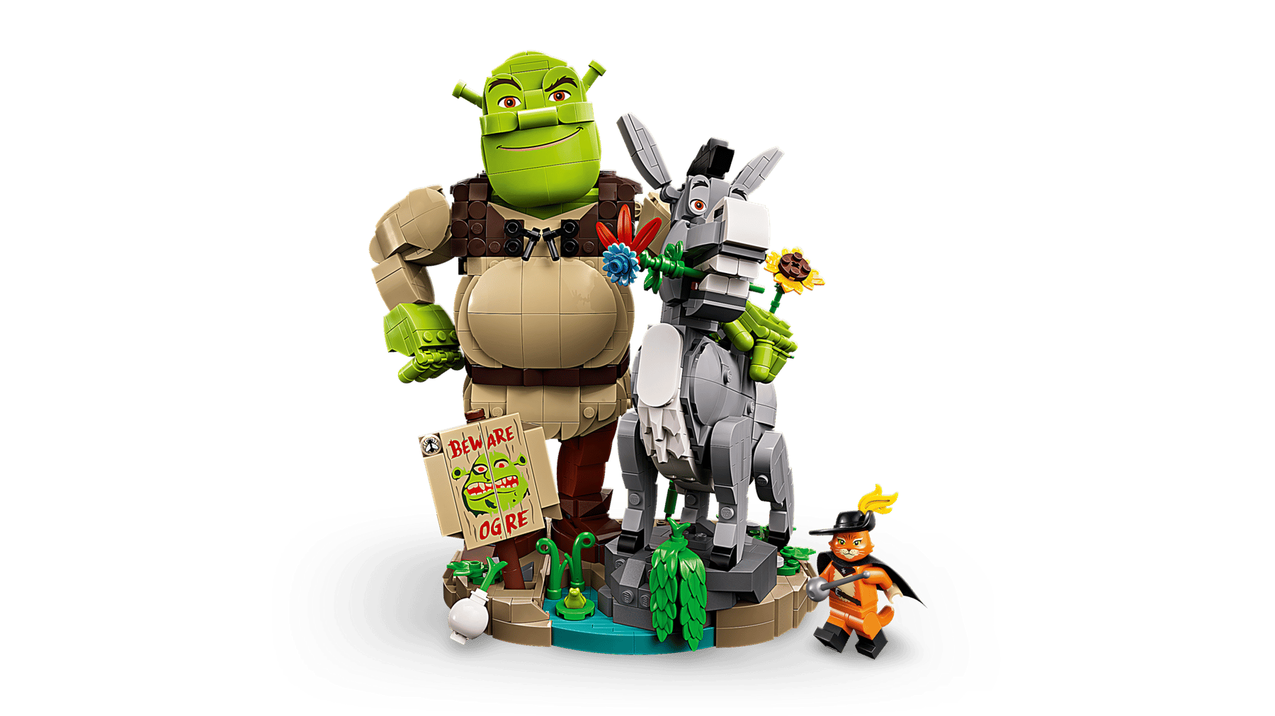 LEGO® 72423 Shrek, Oslík a Kocour v botách