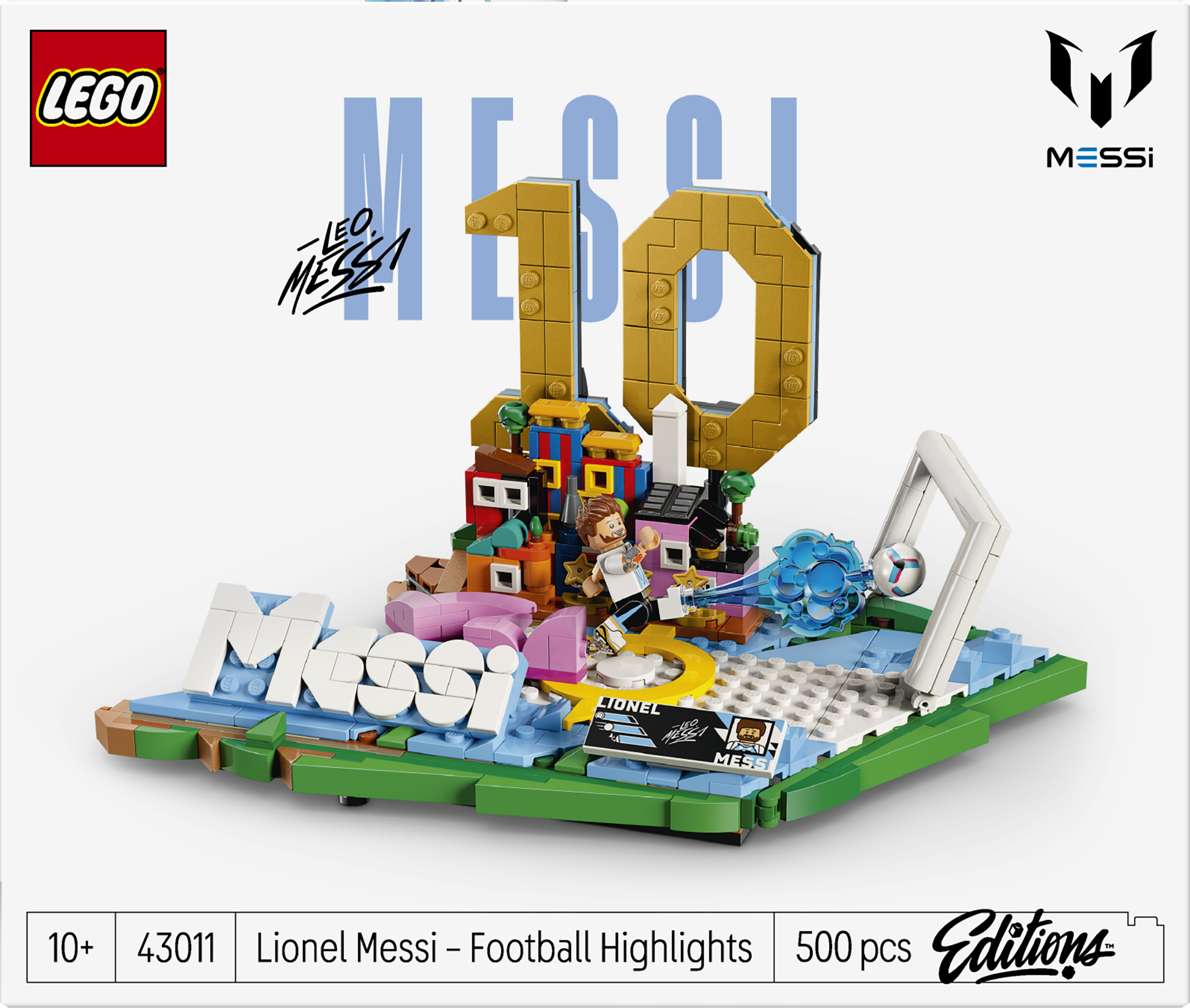 LEGO® Editions 43011 Lionel Messi – Hvězdné momenty fotbalu
