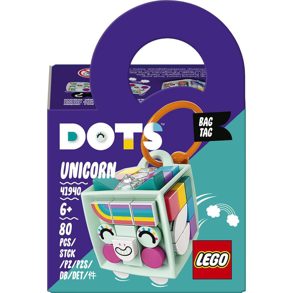 LEGO® DOTS™ 41940 Ozdoba na tašku Jednorožec