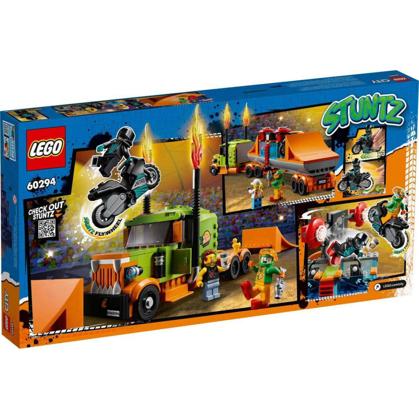 LEGO® CITY 60294 Kaskadérský kamión - poškozená krabice
