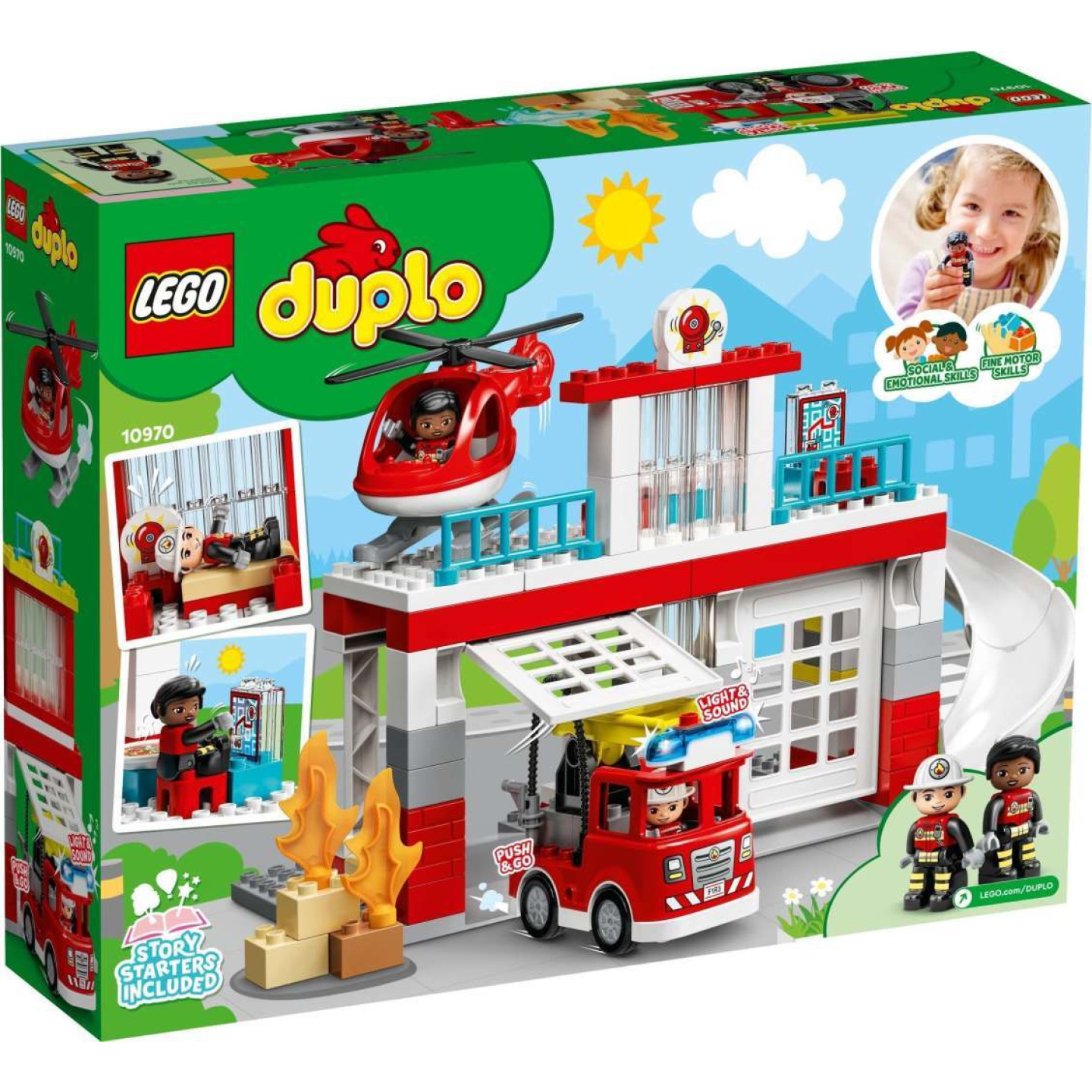 LEGO® DUPLO® 10970 Hasičská stanice a vrtulník