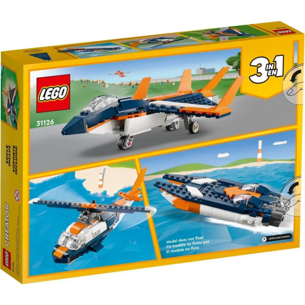 LEGO® Creator 31126 Nadzvukový tryskáč
