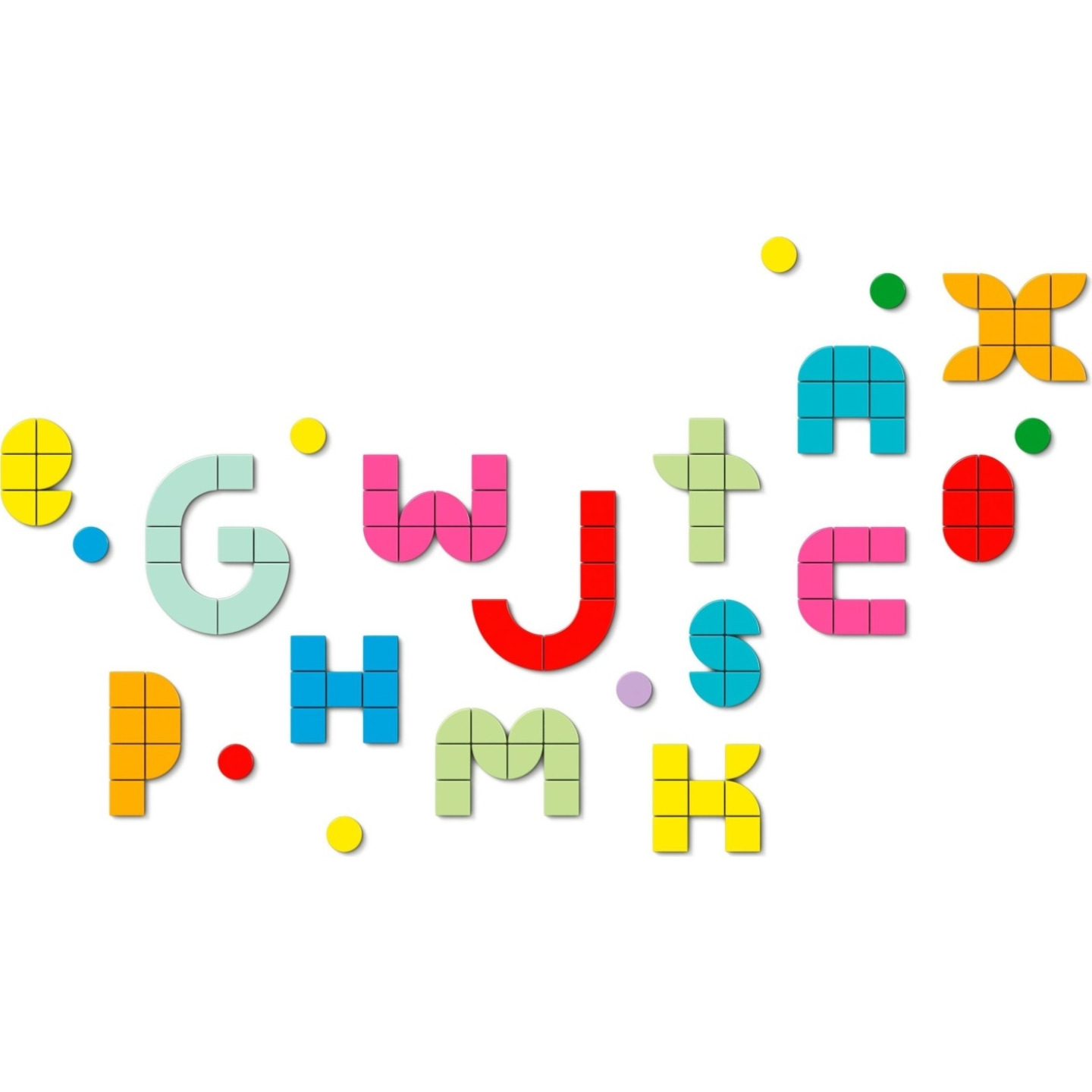 LEGO® DOTS™ 41950 Záplava DOTS dílků – písmenka