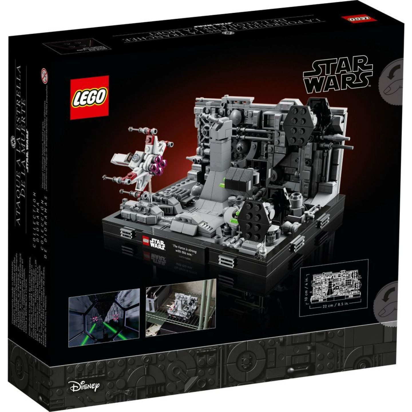LEGO® Star Wars™ 75329 Útok na Hvězdu smrti – diorama