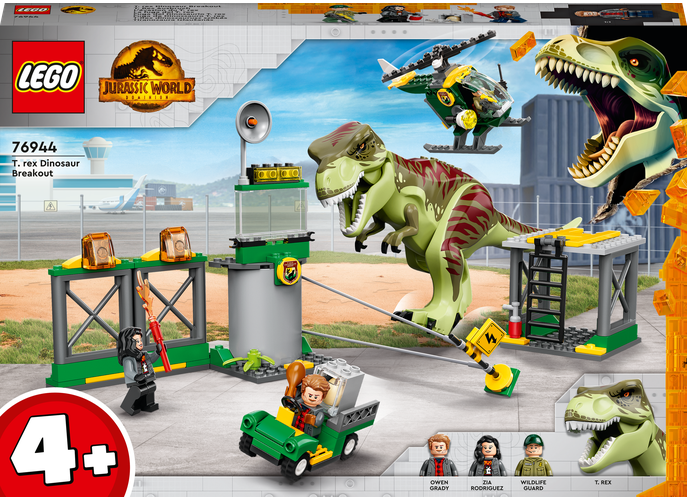 LEGO® Jurassic World 76944 Útěk T-rexe