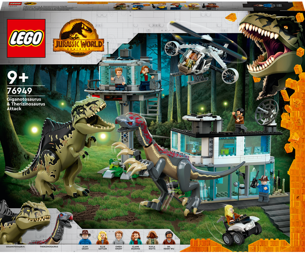 LEGO® Jurassic World 76949 Útok giganotosaura a therizinosaura