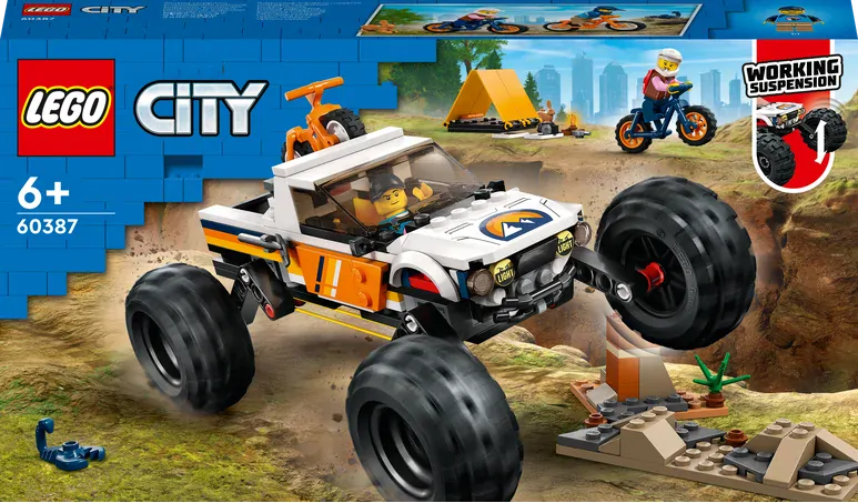 LEGO® CITY 60387 Dobrodružství s teréňákem 4x4