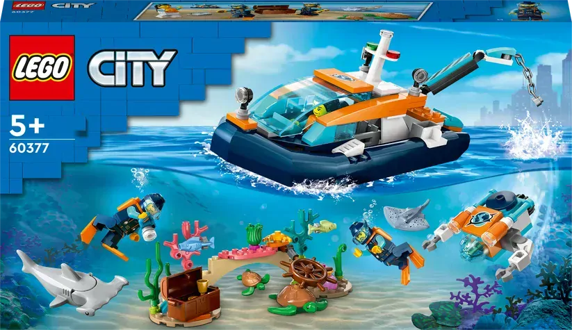 LEGO® CITY 60377 Průzkumná ponorka potápěčů