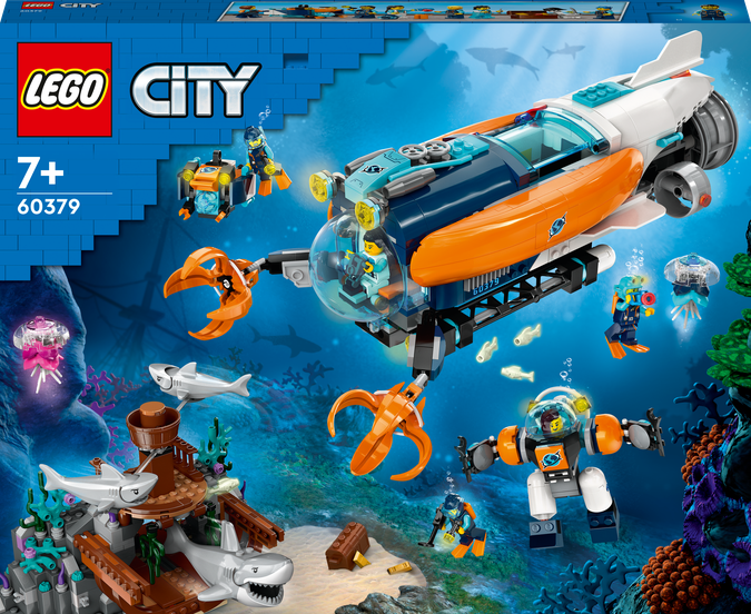 LEGO® CITY 60379 Hlubinná průzkumná ponorka