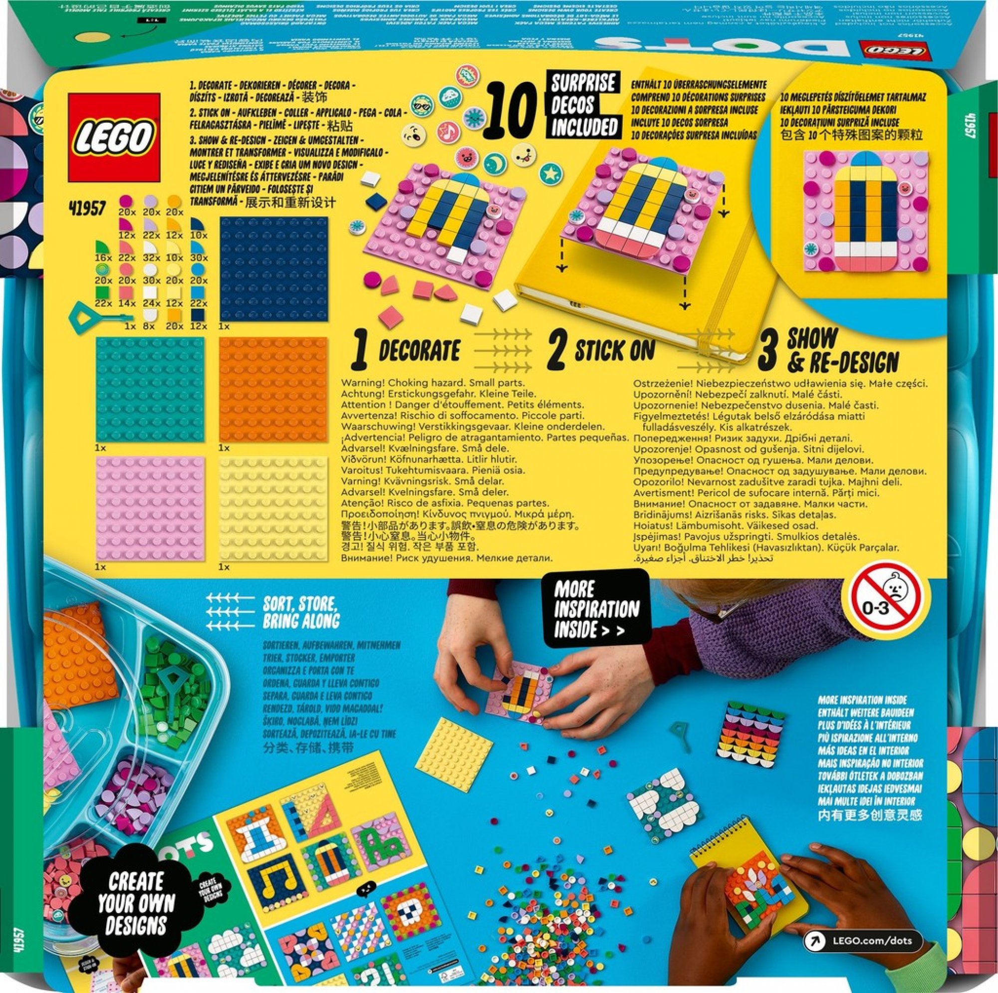LEGO® DOTS™ 41957 Mega balení nalepovacích záplat
