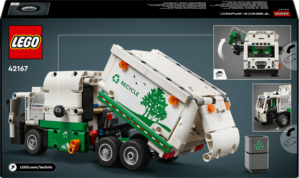 LEGO® TECHNIC 42167 Popelářský vůz Mack® LR Electric
