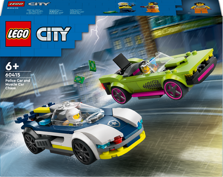 LEGO® CITY 60415 Honička policejního auta a sporťáku