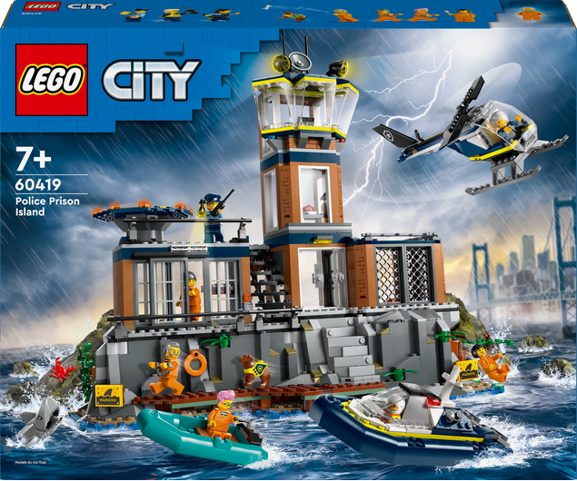 LEGO® CITY 60419 Policie a vězení na ostrově