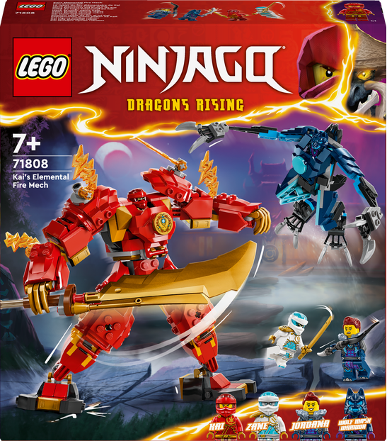 LEGO® NINJAGO® 71808 Kaiův živelný ohnivý robot